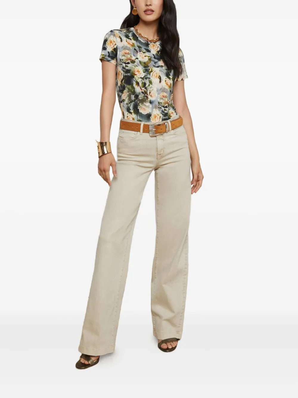 L'Agence Clayton jeans - Beige