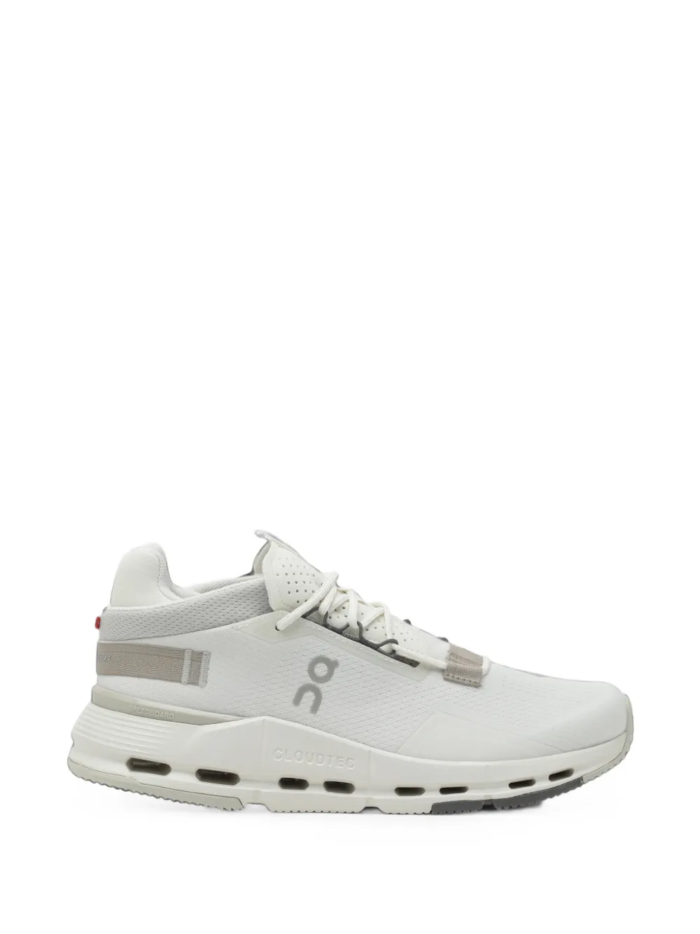On Running Cloudnova 2 "Ice/Sand" Sneakers - Weiß