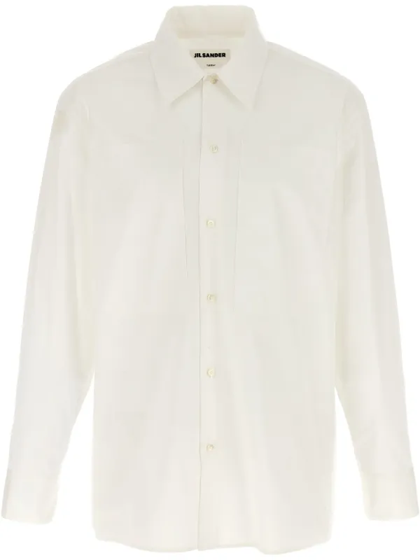JIL SANDER ホワイト長袖シャツ Jil Sander Tuesday A.M. シャツ | ホワイト | FARFETCH JP