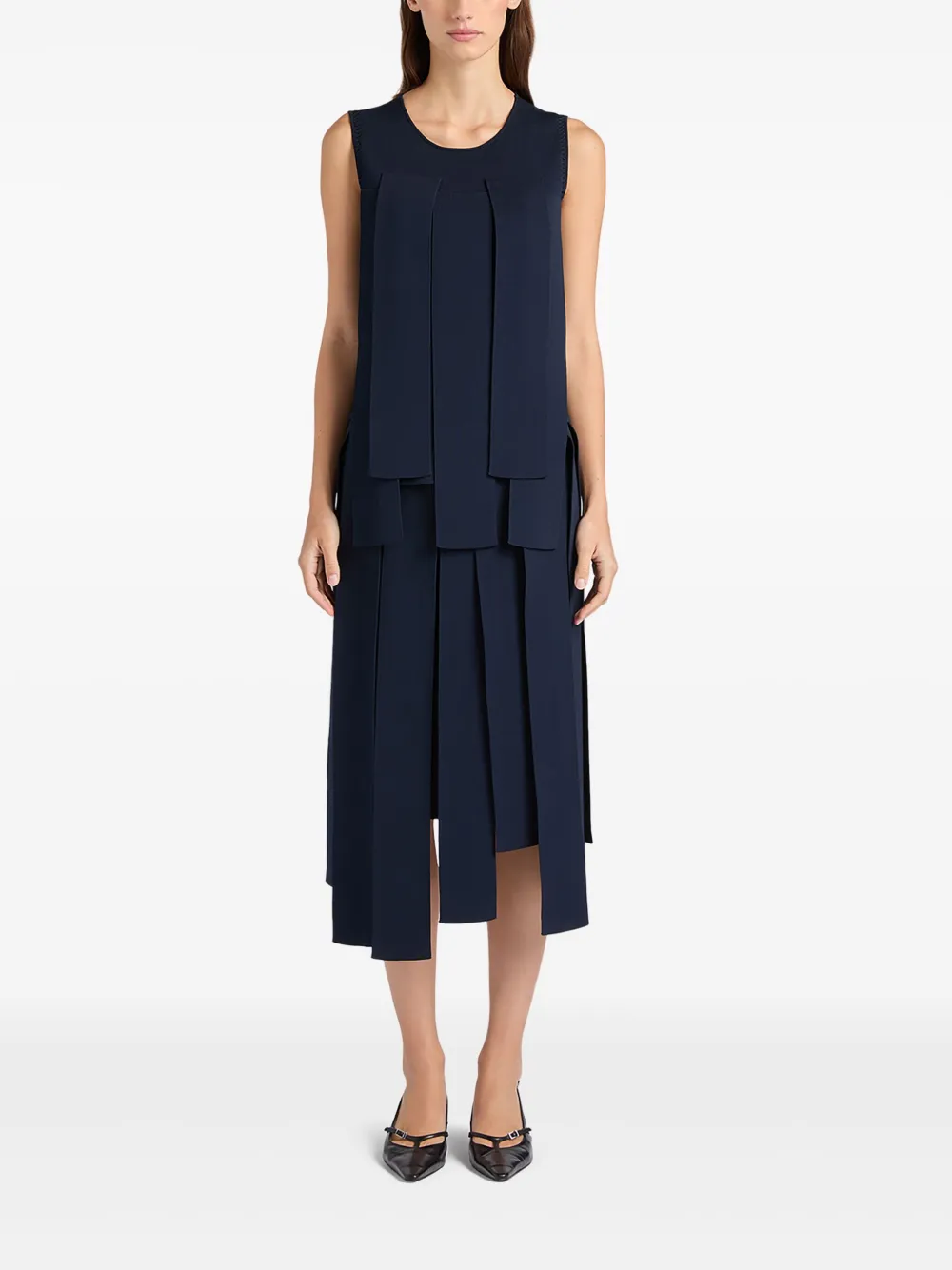 Ports 1961 Top met vlakken - Blauw