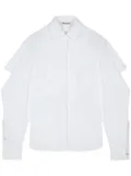 Ports 1961 ruffle-detailing shirt - White