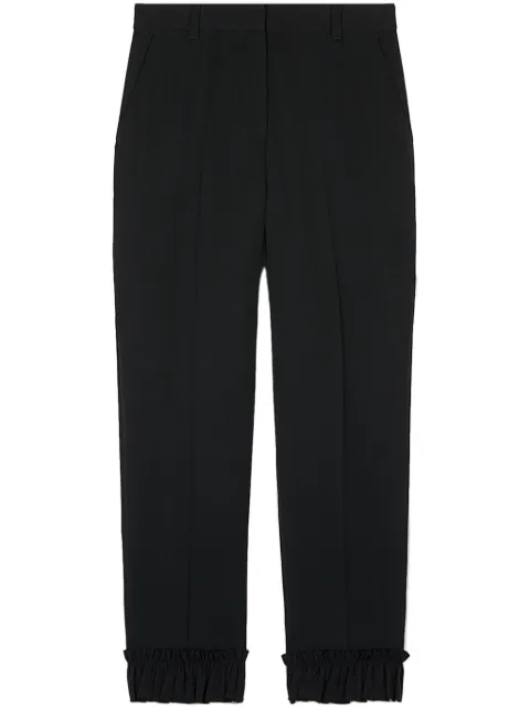 Ports 1961 pantalones con dobladillo de volantes