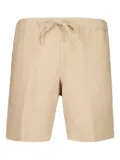 120% Lino elastic-waistband linen shorts - Neutrals