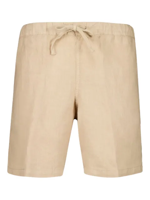 120% Lino Shorts in lino con vita elasticizzata