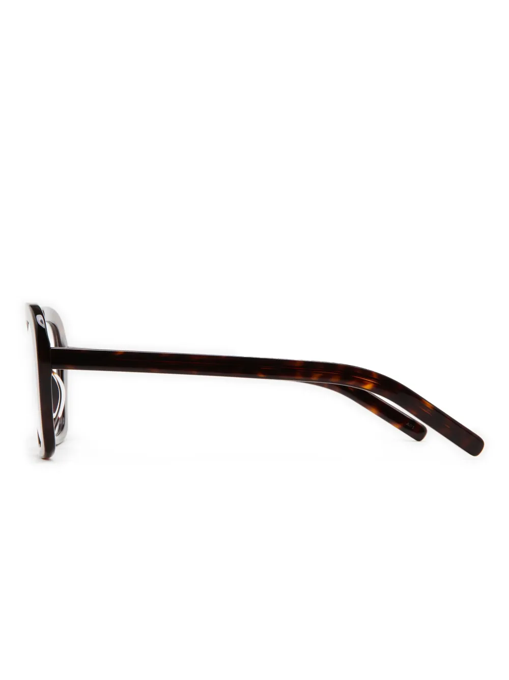 Kaleos Barnum geometric-frame glasses - Zwart