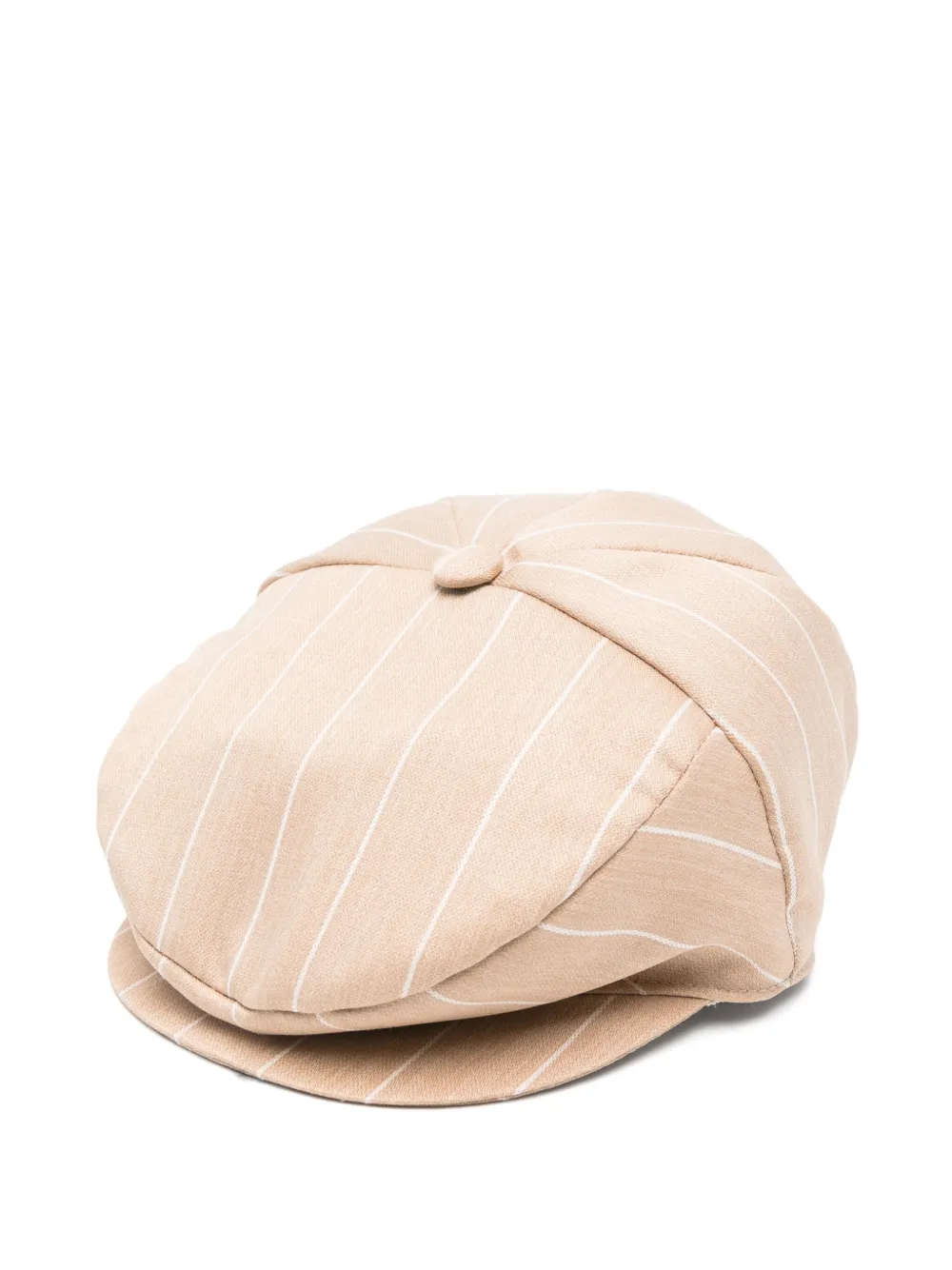 Colorichiari striped baker boy cap | Neutrals | Image 1