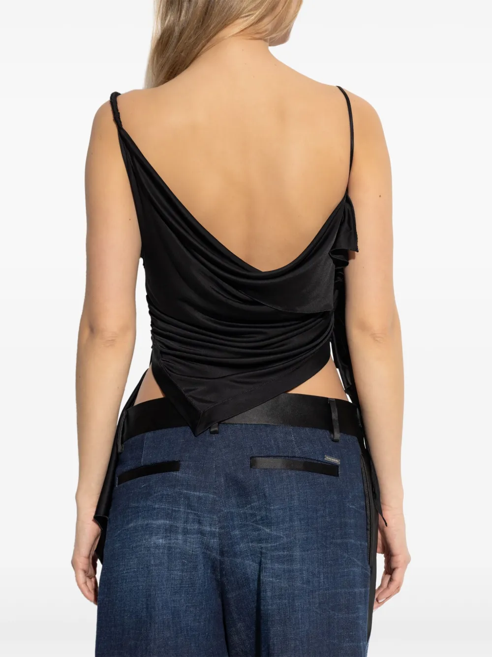 DSQUARED2 Asymmetrische top Zwart