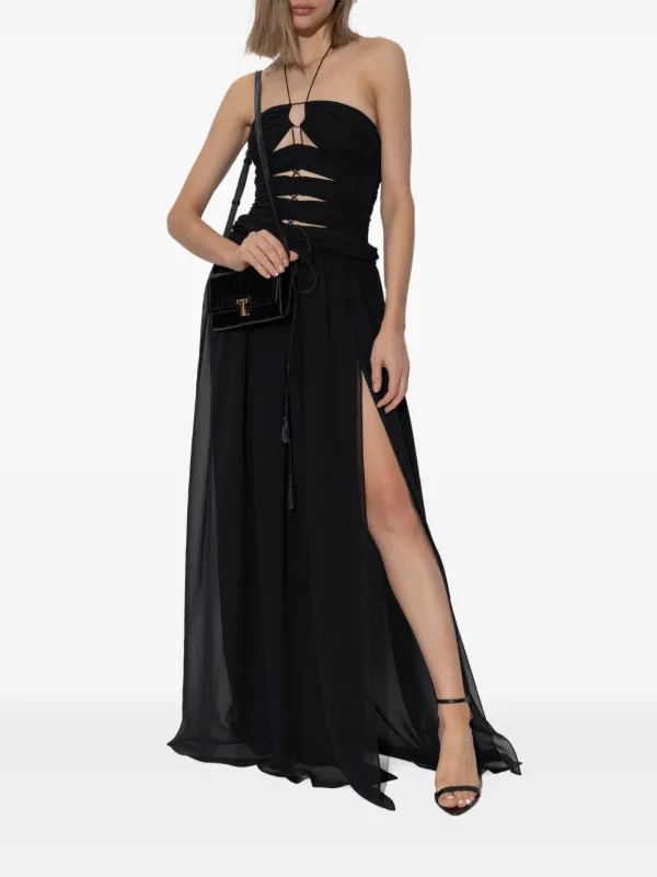 white christmas dresses Tom Ford // Knit Cut Out Dress – VSP Consignment main image 0
