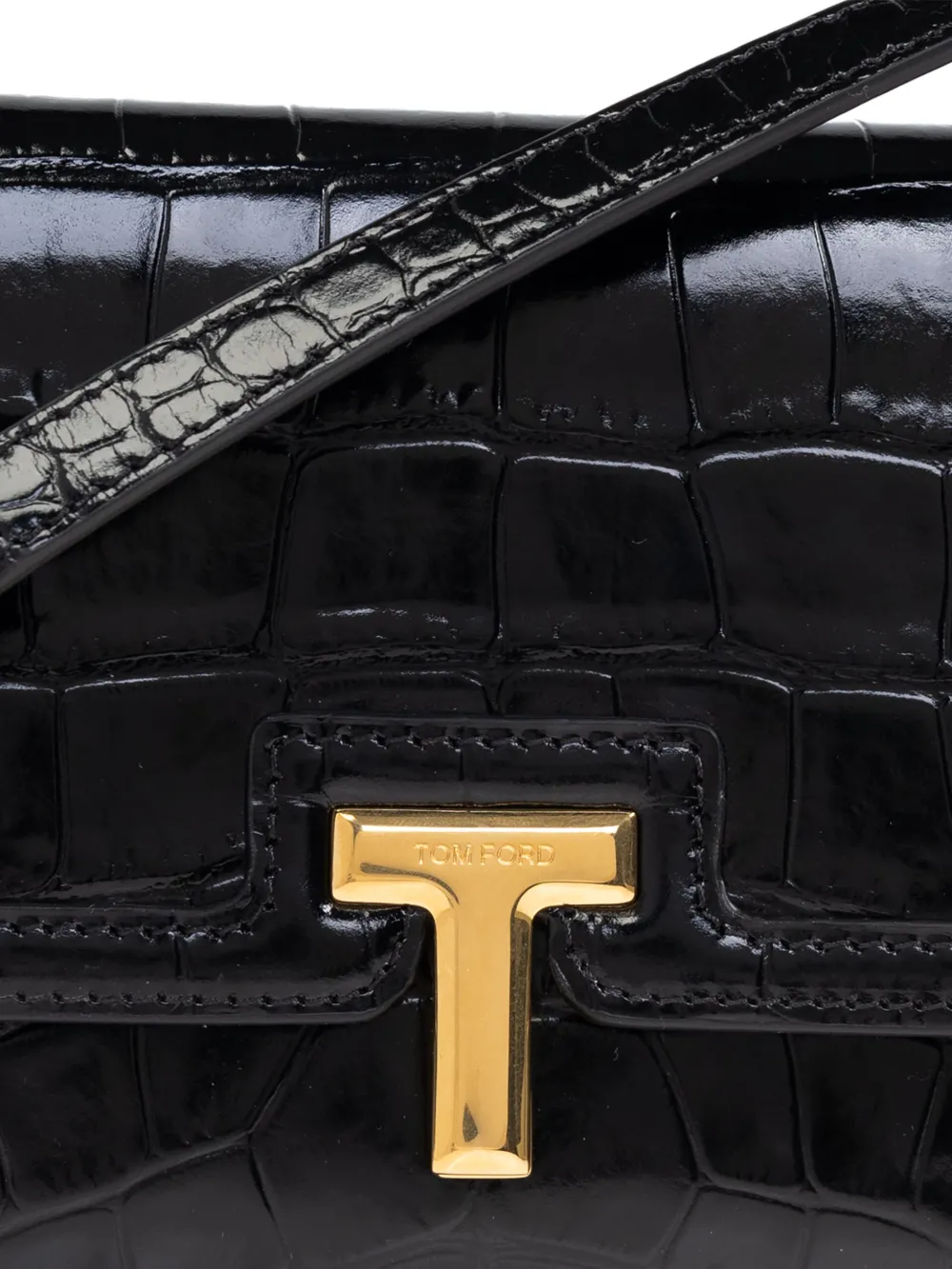 TOM FORD Portemonnee met logoplakkaat Zwart