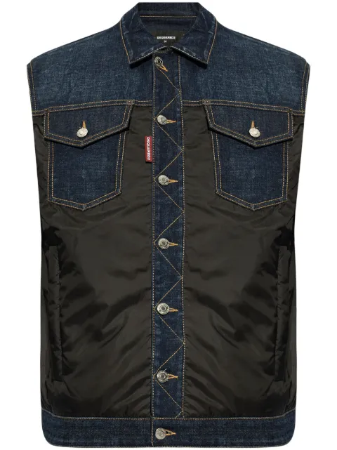 DSQUARED2 logo-tag gilet 