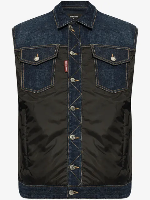 DSQUARED2 Weste mit Logo-Detail