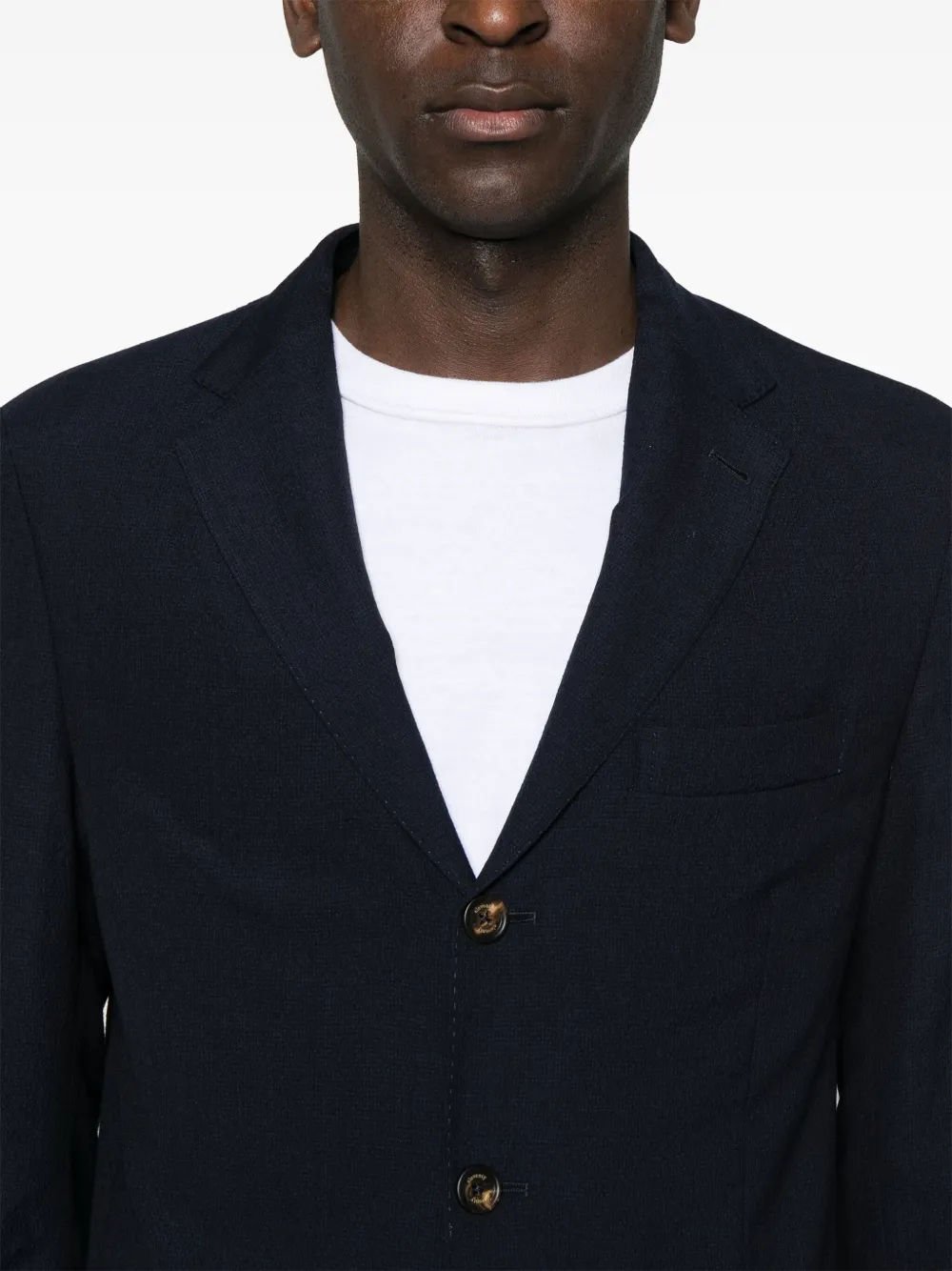 Eleventy Blazer met textuur Blauw