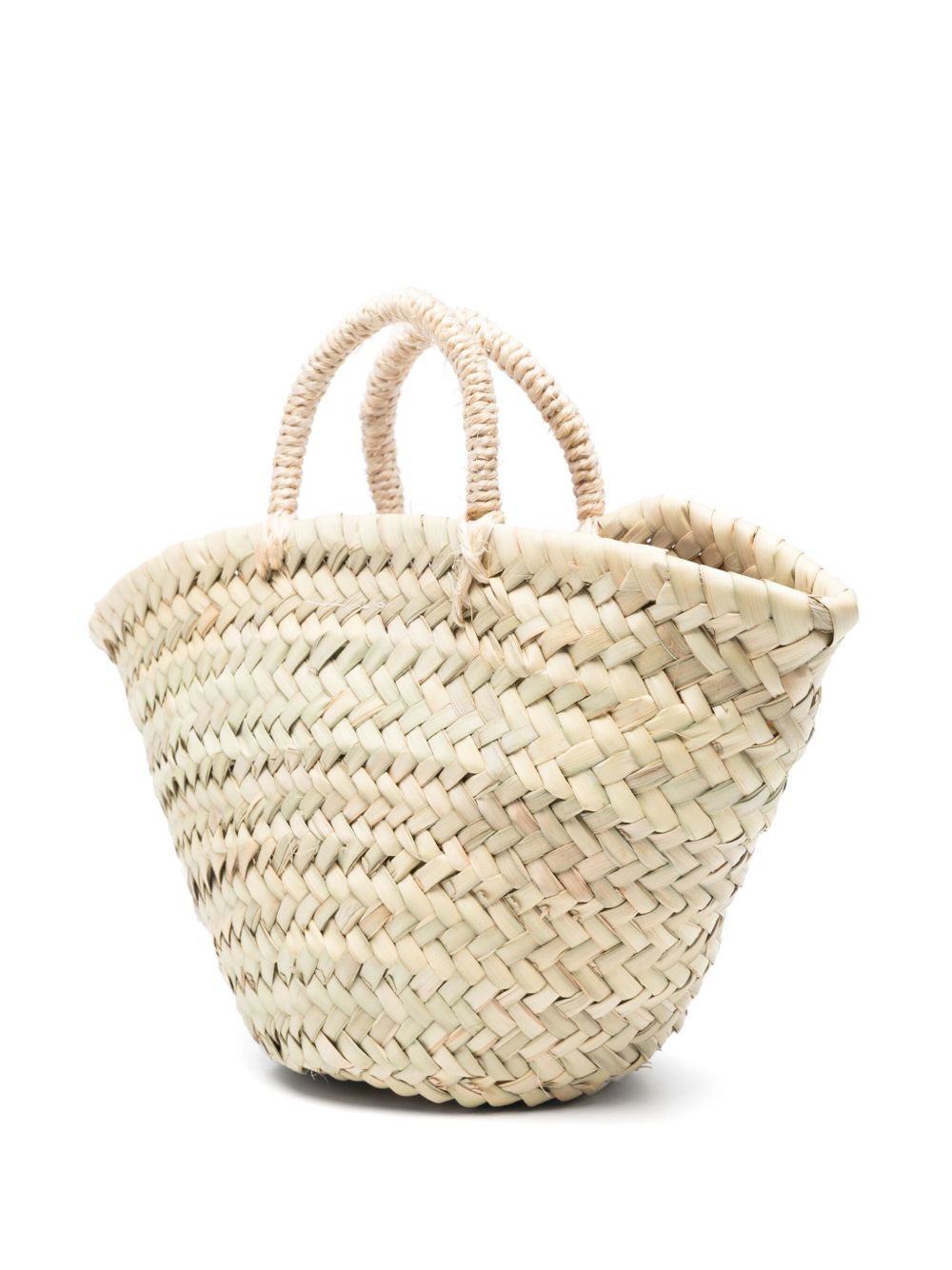 Colorichiari Shopper met bloemapplicatie - Beige