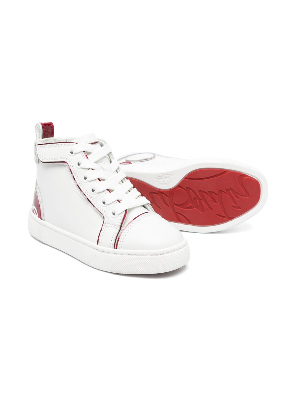 Christian Louboutin Kids Funnytopi sneakers - Wit