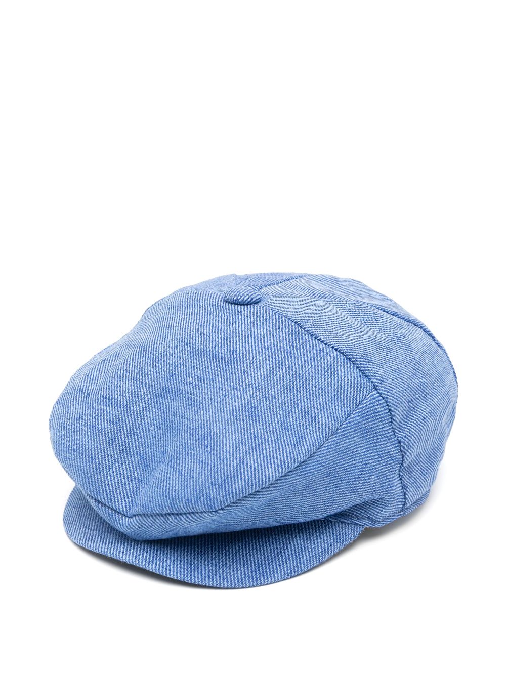 Colorichiari twill baker boy cap - Blue