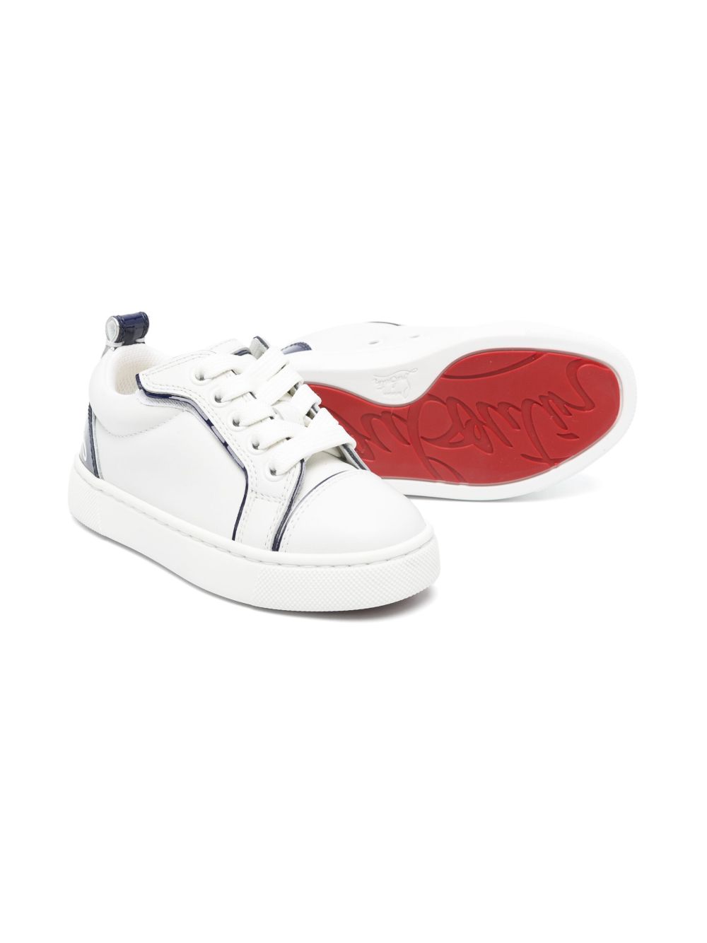 Christian Louboutin Kids Funnyto sneakers - Wit