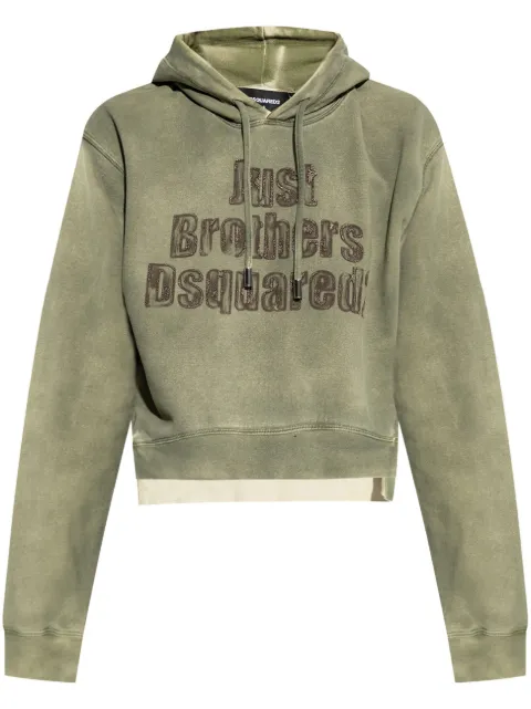 DSQUARED2 hoodie con logo bordado