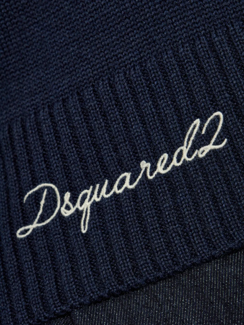 DSQUARED2 Trui met geborduurd logo Blauw