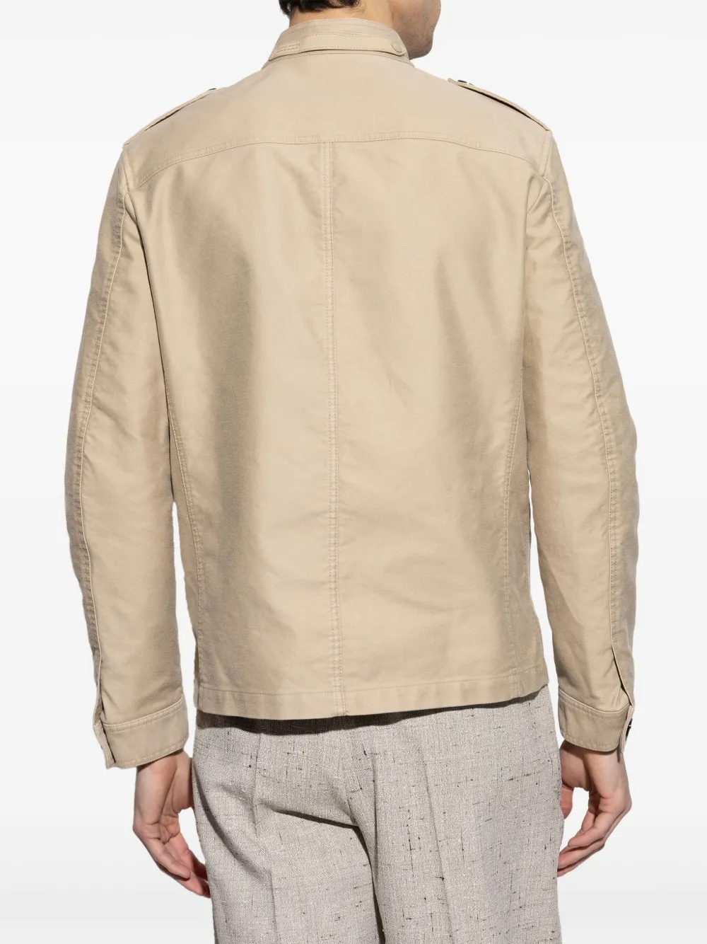 TOM FORD Katoenen jack Beige