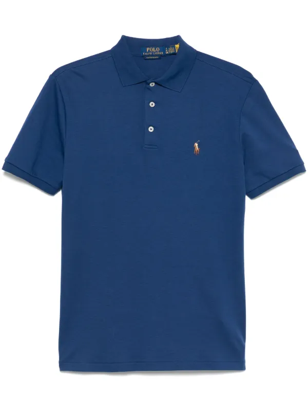 Polo Ralph Lauren Cotton Polo Shirt Blue FARFETCH IN