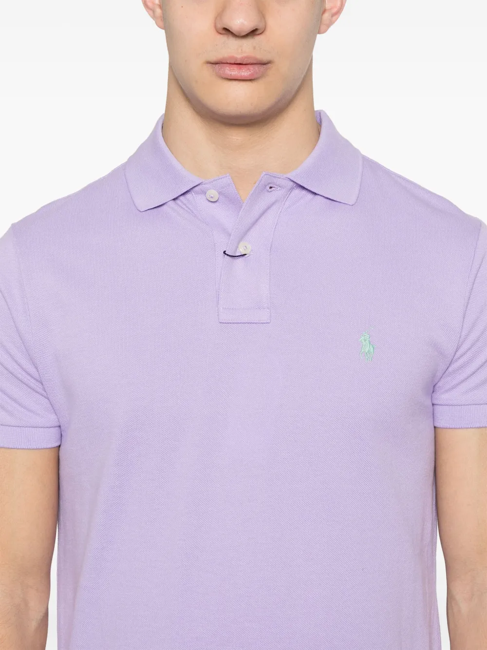 Polo Ralph Lauren Poloshirt met borduurwerk Paars