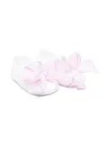 Colorichiari bow-detail ballet flats - White
