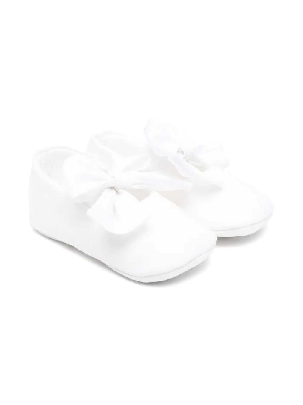 Il Gufo bow-detail ballet flats White