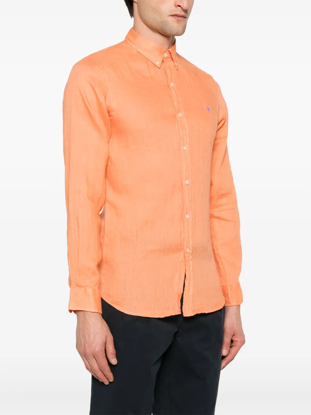 Polo Ralph Lauren Linnen overhemd Oranje