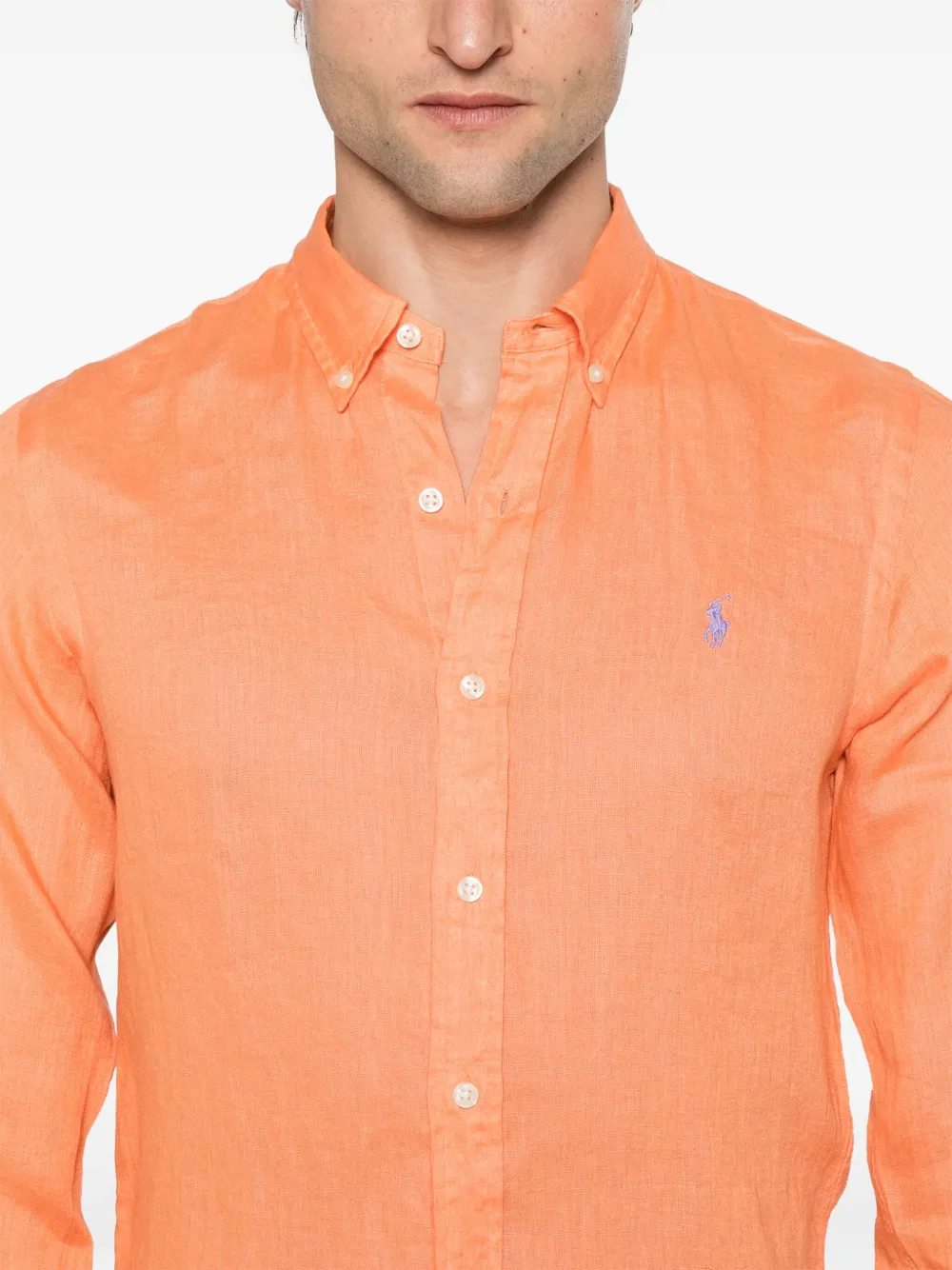 Polo Ralph Lauren Linnen overhemd Oranje