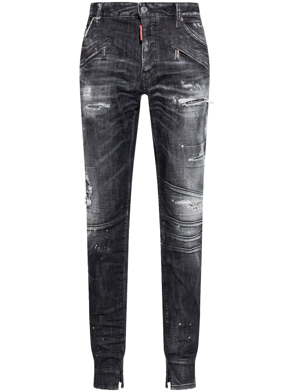 DSQUARED2 logo-tag jeans - Black