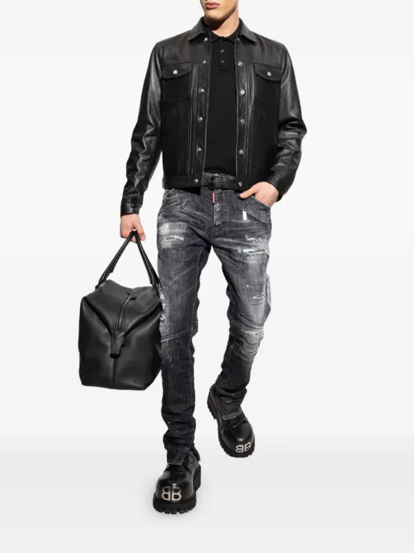 DSQUARED2 logo-tag Jeans | Black | FARFETCH DSQUARED2 logo-tag Jeans | Black | FARFETCH