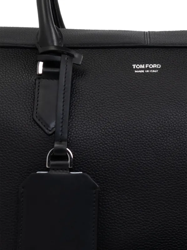 TOM FORD レザー ボストンバッグ | ブラック | FARFETCH JP