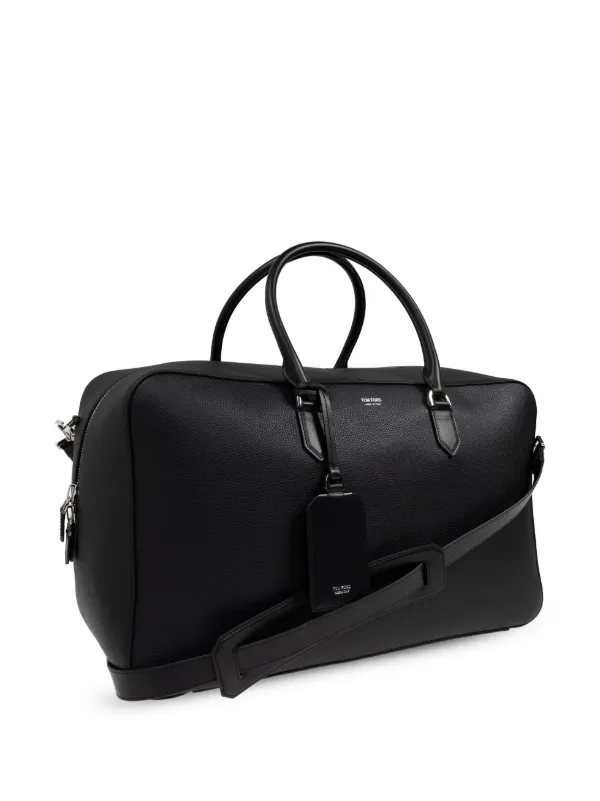 TOM FORD レザー ボストンバッグ | ブラック | FARFETCH JP