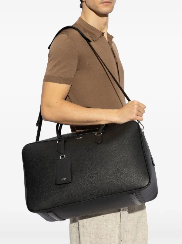 TOM FORD レザー ボストンバッグ | ブラック | FARFETCH JP