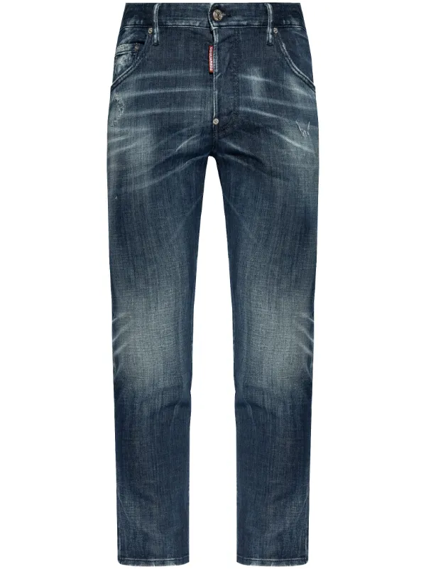 DSQUARED2 スキニーデニム 42 ブルー DSQUARED2 スキニージーンズ | ブルー | FARFETCH JP
