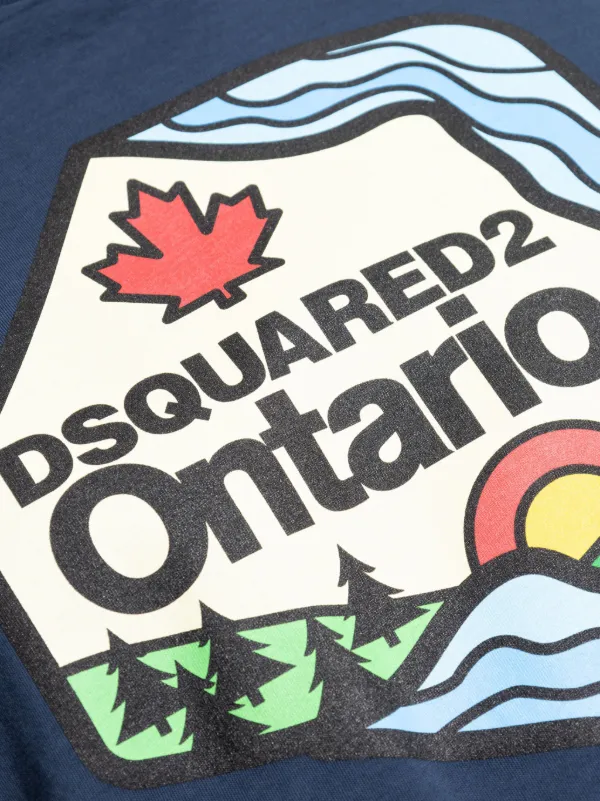 DSQUARED2 logo-print T-shirt | FARFETCH