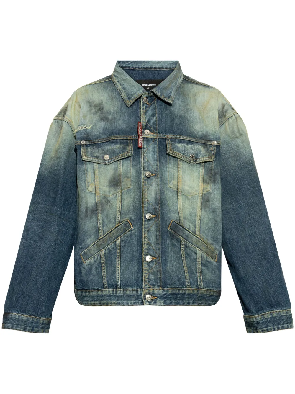 DSQUARED2 Giacca con logo - Blu