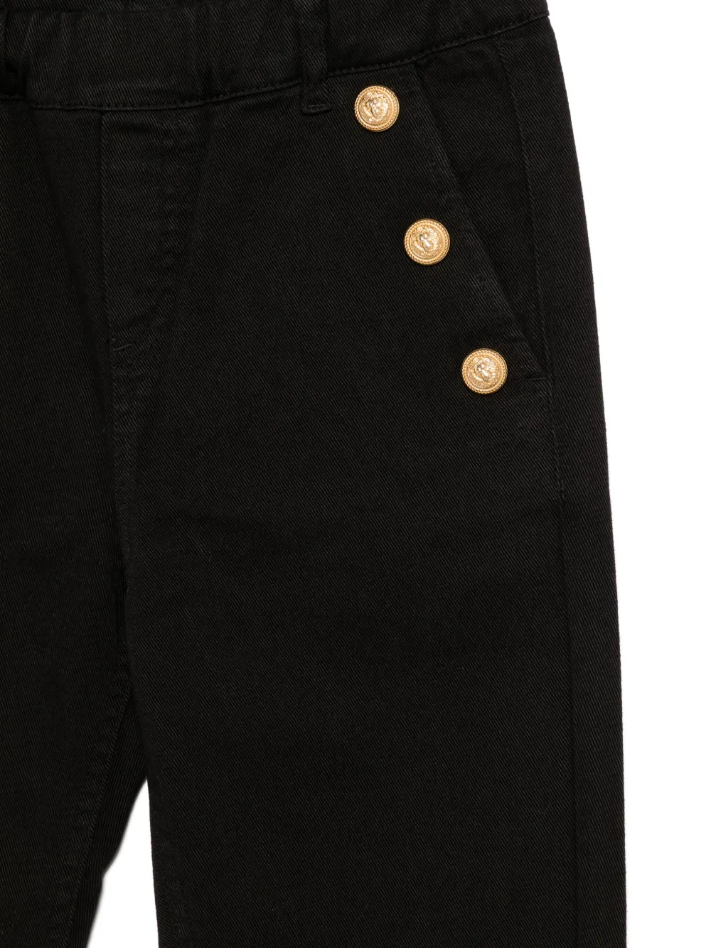 Balmain Kids Straight broek Zwart