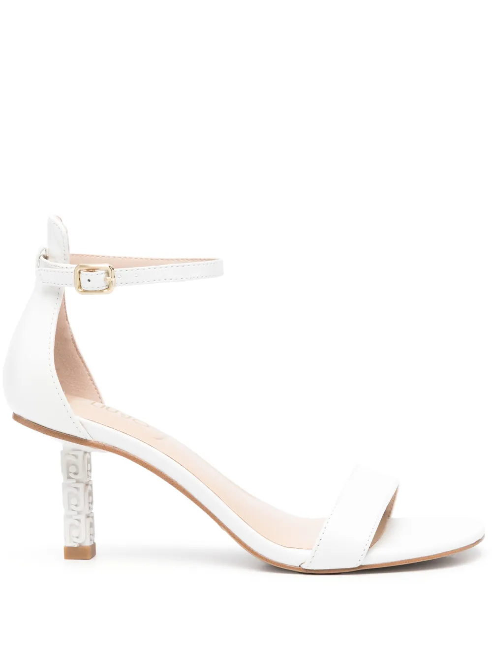 LIU JO 75mm Ale sandals White