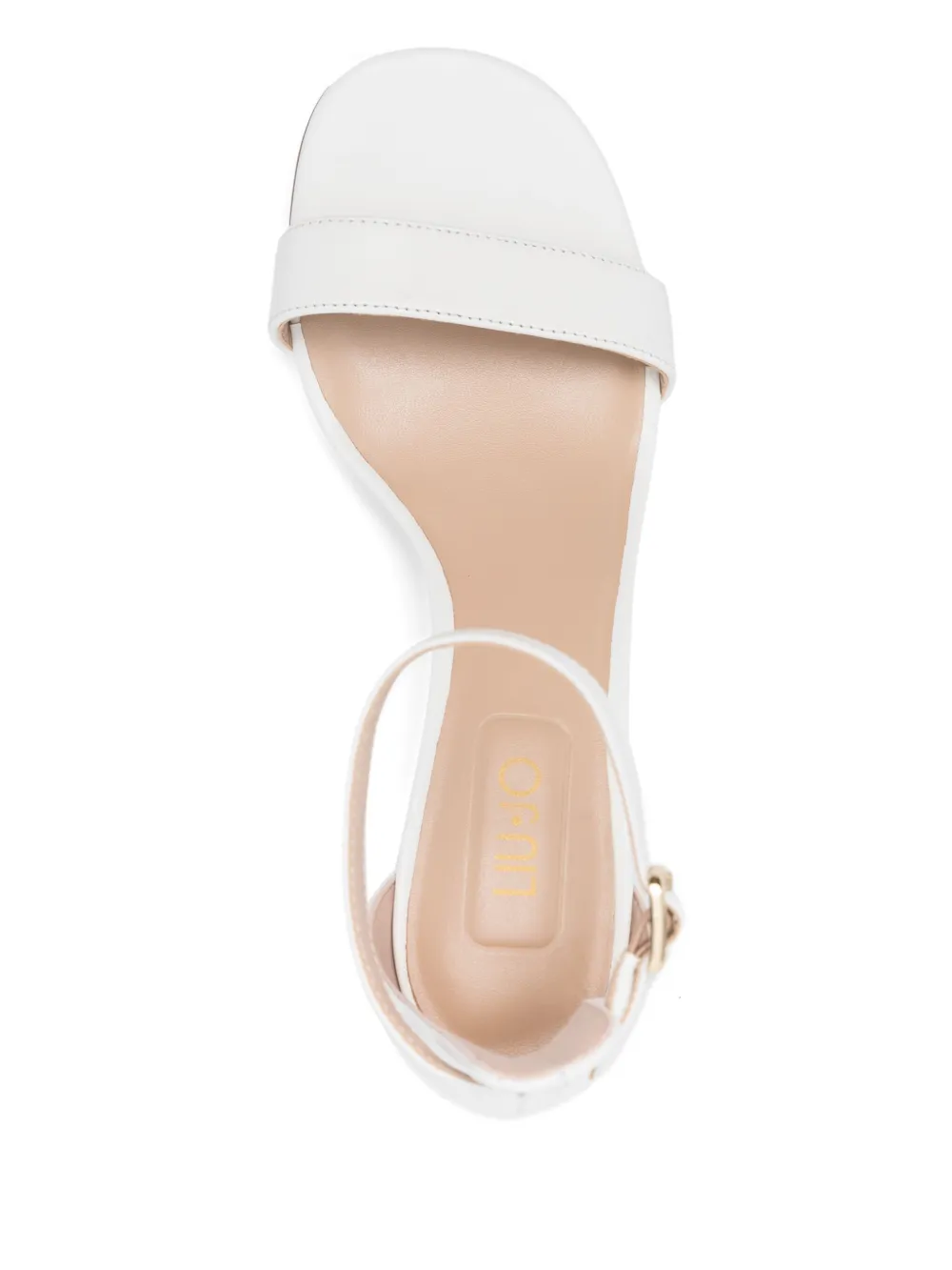 LIU JO 75mm Ale sandals White