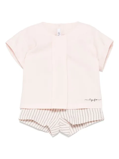 Il Gufo set de shorts con motivo de rayas