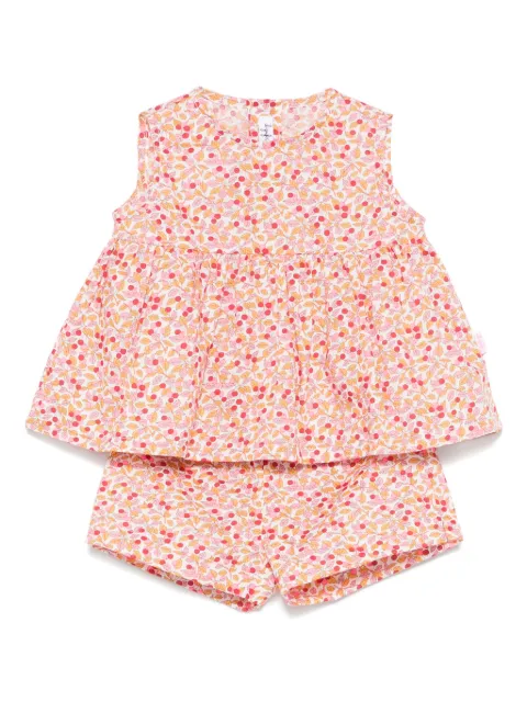 Il Gufo floral-print short set