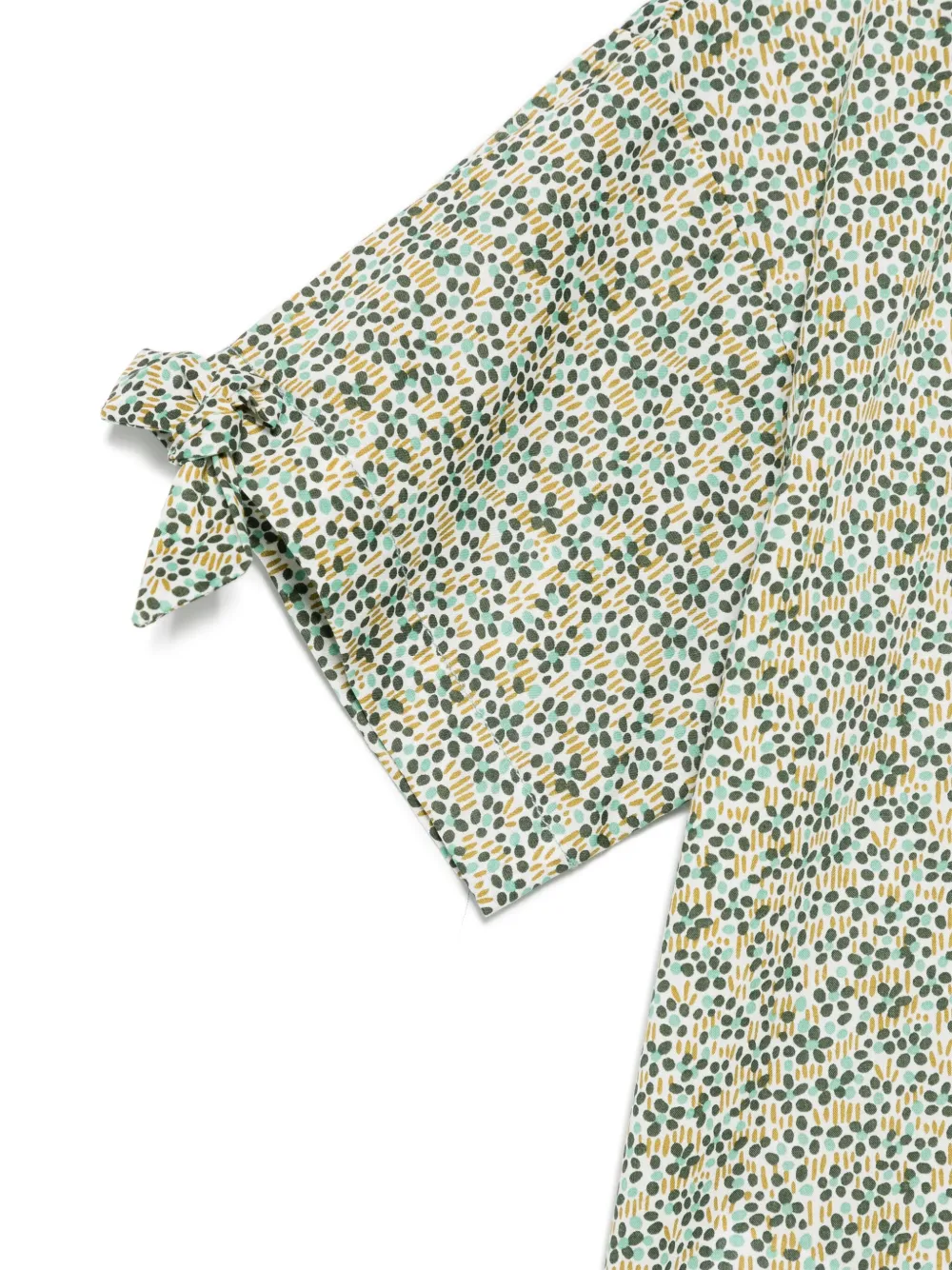Il Gufo Shirt met bloemenprint Groen