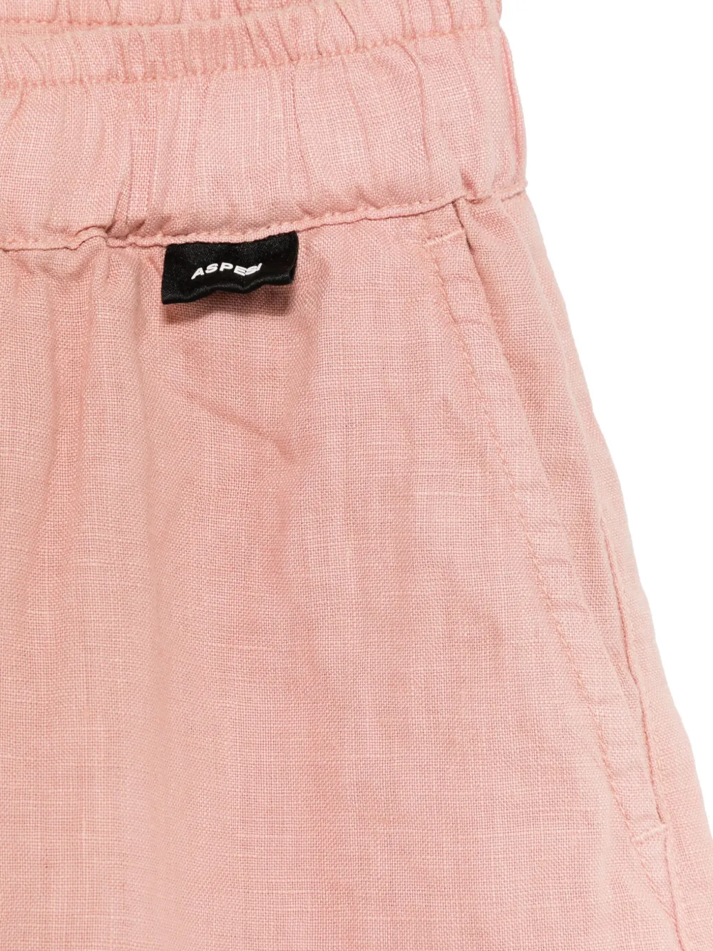 Aspesi Kids Linnen shorts Roze