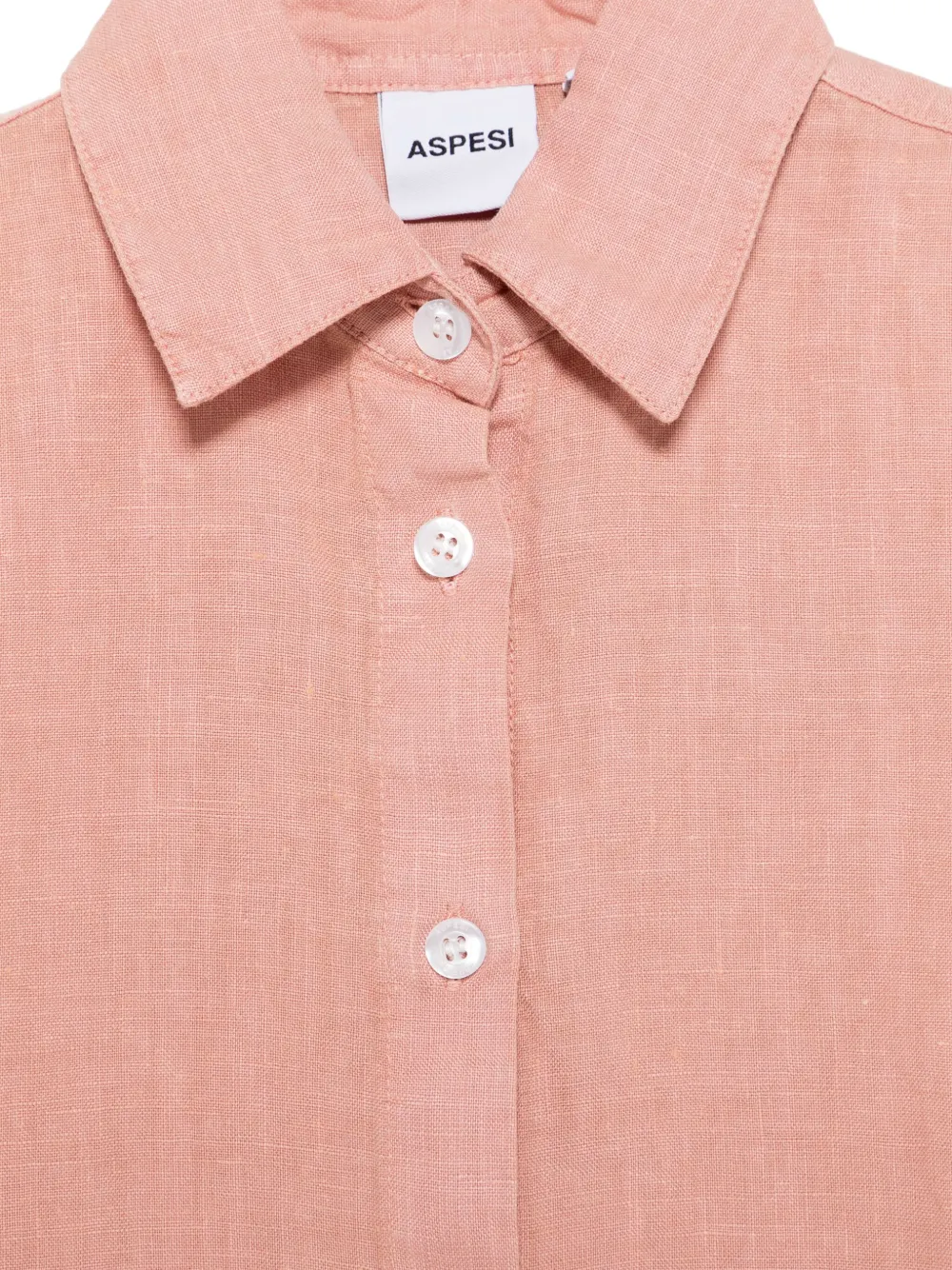 Aspesi Kids Linnen shirt Roze