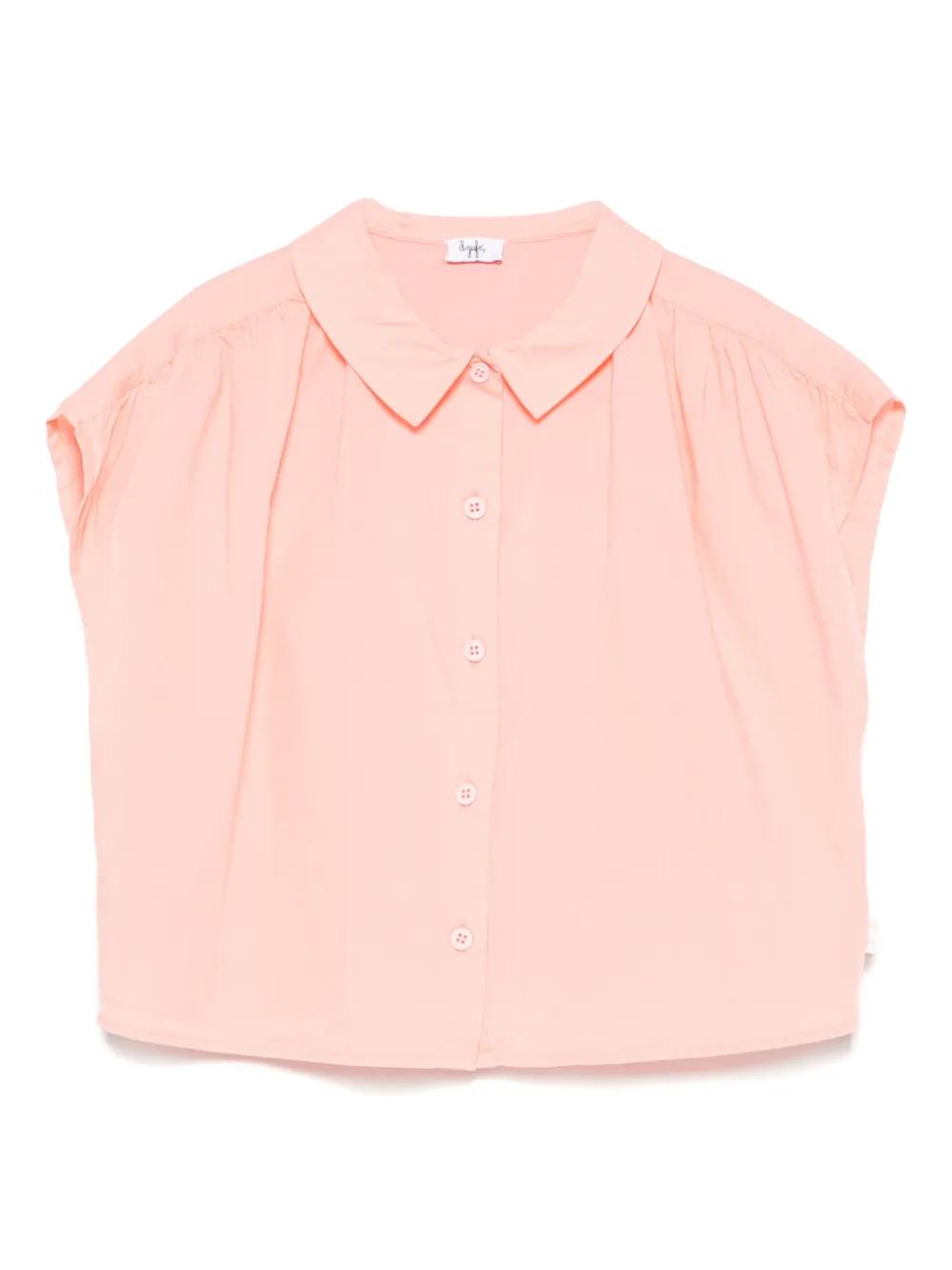 Il Gufo Shirt met logolabel Roze
