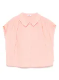 Il Gufo logo-tag shirt - Pink