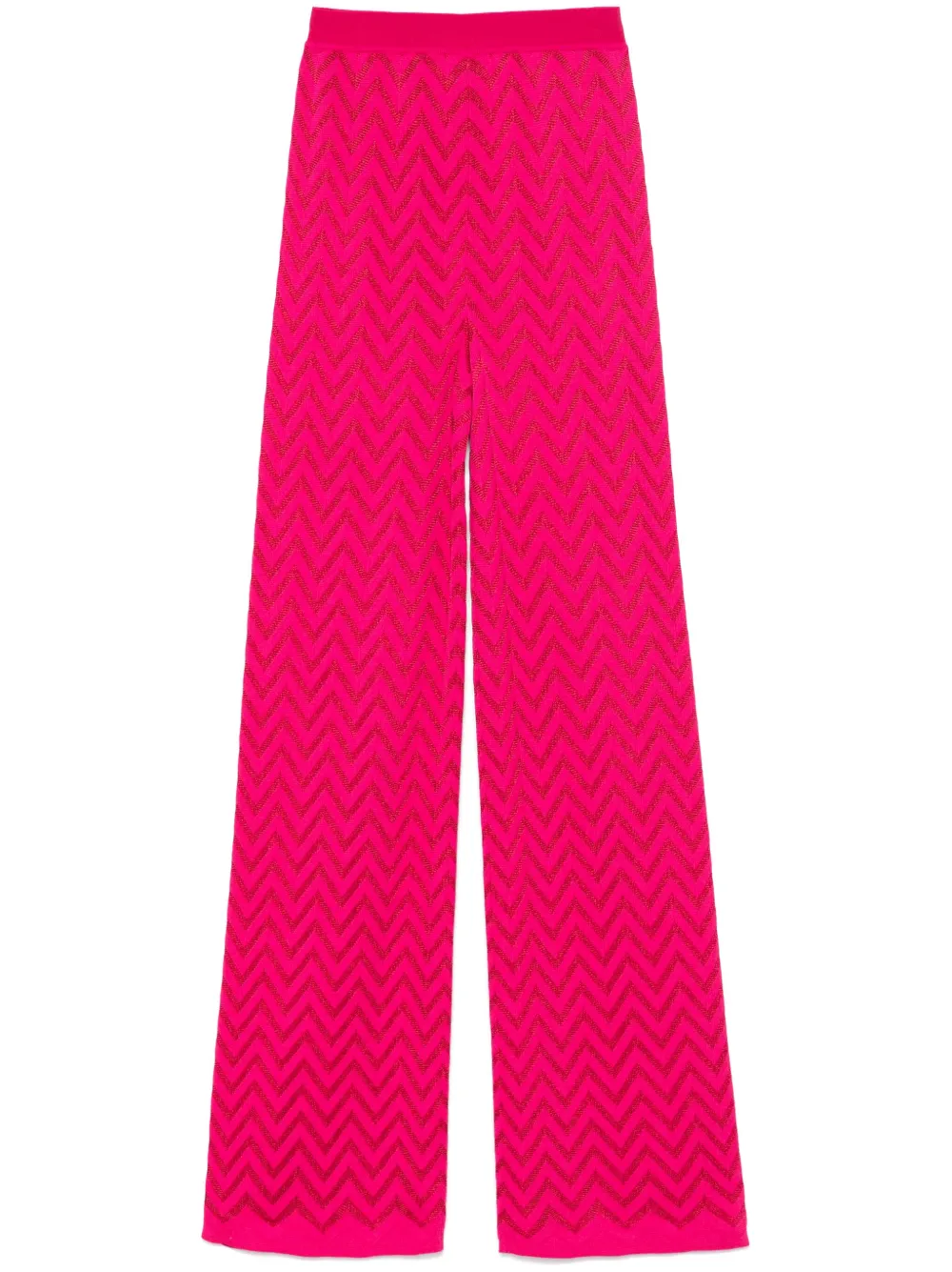 zigzag-pattern trousers