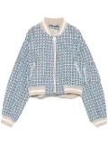 Ermanno Scervino geometric-pattern jacket - Blue
