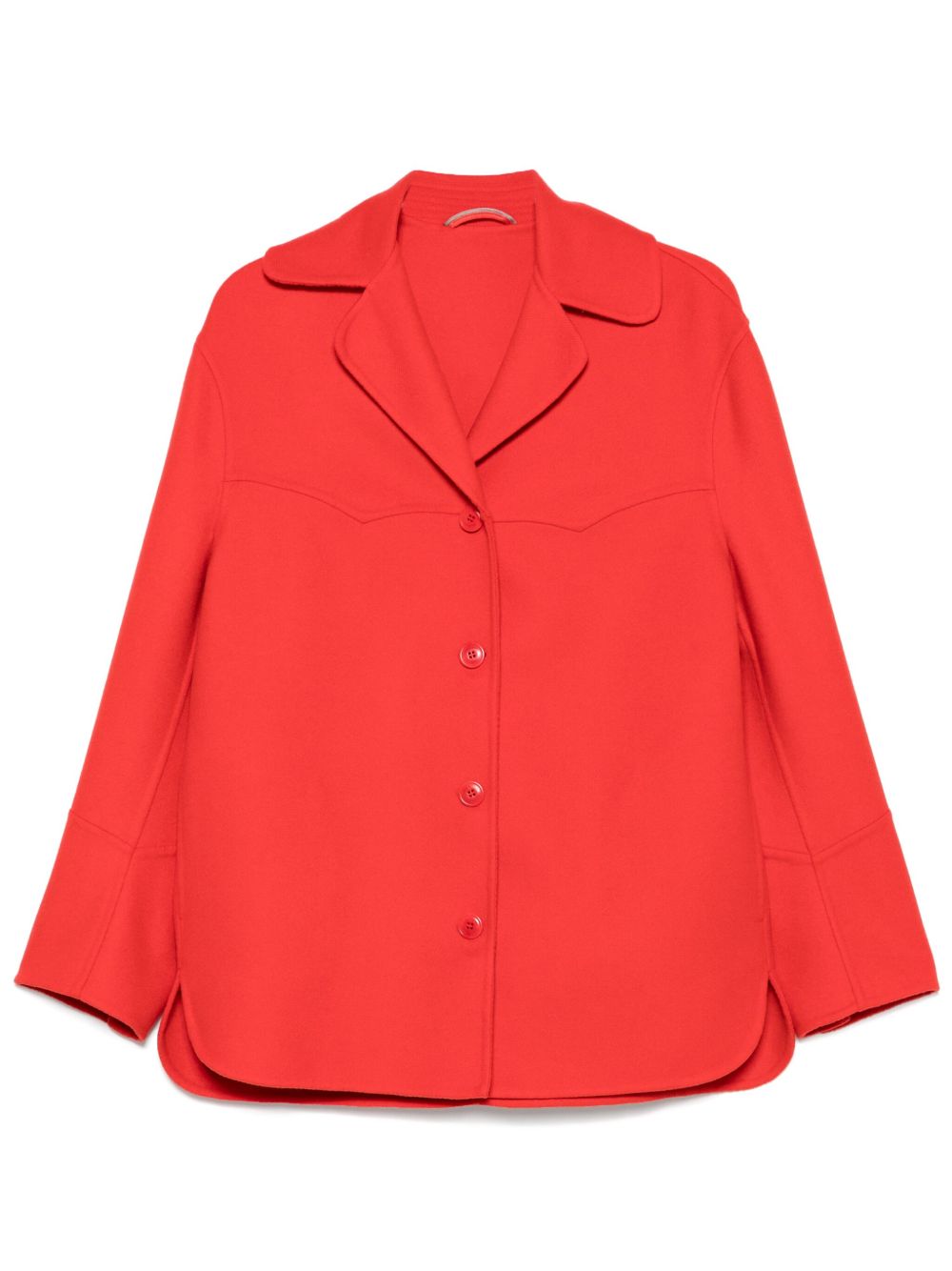 Ermanno Scervino Jas van scheerwol Rood